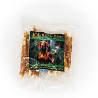 Real Dog Skanėstas Odos pagaliukai apsukti vištiena 11cm 500g