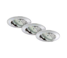 Briloner 7209-038 - KOMPLEKTAS 3x LED įleidžiamas lubinis vonios šviestuvas LED/5W/230V IP23