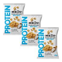 Užkandis ME2U Protein Lentil Chips Sea Salt, 3 x 65g