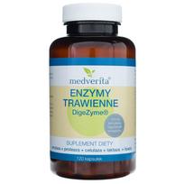 Medverita Virškinimo fermentai DigeZyme ® 140 mg - 120 kapsulių