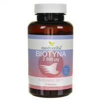 Medverita Biotinas Vitaminas B7 (H) 2500 mcg - 180 kapsulių