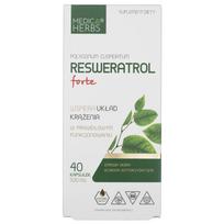 Medica Herbs Resveratrol Forte 500 mg - 40 kapsulių