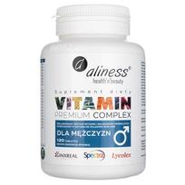 Aliness Premium vitaminų kompleksas vyrams - 120 tablečių