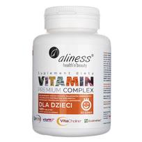Aliness Premium vitaminų kompleksas vaikams - 120 tablečių
