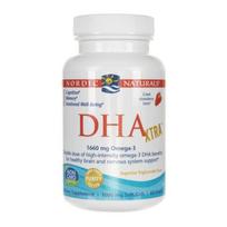 Nordic Naturals DHA Xtra, st RAW uogų skonio - 60 minkštųjų gelių