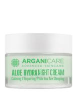 ARGANICARE Intensyviai maitinantis naktinis veido kremas visų tipų odai su ALOE, 50 ml