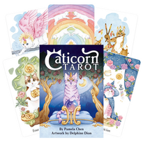 Caticorn taro kortos – 78 kortos + vadovas, katiniška magija