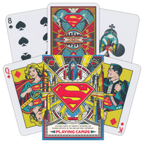 Supermeno DC žaidimo kortos – kolekcinės, prabangios, pokeriui, triukams