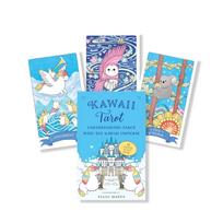 Kawaii tarot kortos su vadovu – 78 iliustruotų kortų rinkinys pradedantiesiems