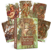 The Sherwood Oracle: mistinės Robino Hudo orakulo kortos, 36 vnt + vadovas
