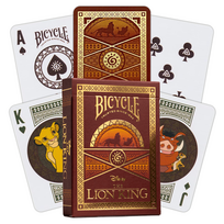 Bicycle Disney Liūtas karalius kolekcinės kortos – folijuotos, Air-Cushion