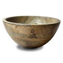 Medinis smilkalų ir ritualų dubenėlis „Buda“ – mango medis, 14x7 cm