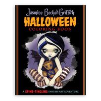Helovino spalvinimo knyga: Jasmine Becket‑Griffith, 55 piešiniai suaugusiems