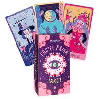 Pastel Prism taro kortos – 78 kortų kaladė, pastelinės spalvos su knygele