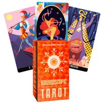 Kaleidoskopinės Taro kortos – 78 arkanai, spalvota RWS mozaika, pradedantiesiems