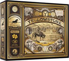 Yellowstone dėlionė 1000 detalių – prabangi, auksinė, interaktyvi gerbėjams