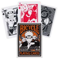 Naruto žaidimo kortos – Bicycle, kolekcinė kaladė anime gerbėjams