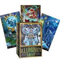 Illuminati taro kortos – naujas leidimas, auksuotos briaunos, knygelė