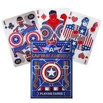 Marvel Kapitonas Amerika žaidimo kortos – premium, kolekcinės, pokeriui