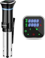 KEAWEO Sous Vide, 1100 W Sous-Vide Garer Stick Precision Cooker Immersion Diving Ciculator Precision Cooking Pot, 25 °C - 95 °C temperatūros diapazonas (±0,1 °C) Skaitmeninis laikmatis, LCD jutiklinis ekranas,