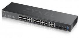 ZYXEL GS2220-28,EU REGION,24-PORT GBE L2 SWITCH WITH GBE UPLINK (1 YEAR NCC PRO PACK LICENSE BUNDLED