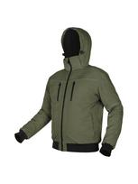 Izoliuota striukė su gobtuvu OUTDOOR, žalia, M dydis