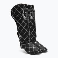 Blauzdų ir pėdų apsaugos Top King Chain Semi Leather black/silver