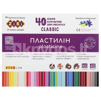 Plastilinas CLASSIC KIDS Line 40sp 800g