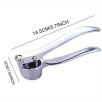 Nerūdijančio plieno česnakų spaustukas, 14.5 cm, Mažas česnako presas