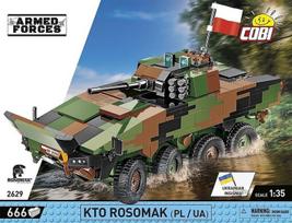 Statybinis rinkinys - COBI - KTO Rosomak - Olive - 666 dalių - Surinkite patys
