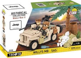 Maketas - COBI - WILLYS MB - SAS - Žalias - Plastikas - Vaikams nuo 6 metų