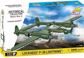 Maketas - COBI - Lockheed P-38 Lightning - 332 elementai - Surinkti patiems - Mišrus