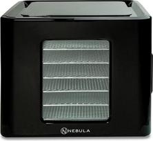 "Nebula" maisto dehidratorius su 6 nerūdijančio plieno dubenėliais, LED jutiklinio valdymo dizainu, reguliuojama skaitmenine 35-70 °C temperatūra ir 48 valandų laikmačiu, 400 W, vaisių, daržovių, mėsos ir kitų produktų dehidratorius