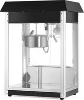 HENDI Popcorn-Maschine, Popcornmaschine, Popcorn Maker, mit Krümelschublade, 230V, 1500W, 560x420x(H)770mm, aliuminis, schwarz