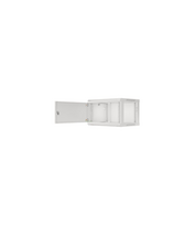 Lanberg | Rack cabinet 19" wall-mount 6U/600x450 for self-assembly with metal door (flat pack) | WF01-6406-00S | Grey