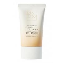 BOM Foundation-Free SPF50+PA++++ Spalvą suteikiantis kremas nuo saulės, 50ml