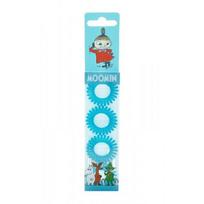 MOOMIN Hair Ring Blue Plaukų gumytės, 4vnt