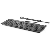 HP Slim v2 USB Wired Keyboard - Smartcard - Black - US ENG