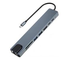 Aligator AHUB001 - USB-C koncentratorius 8 viename