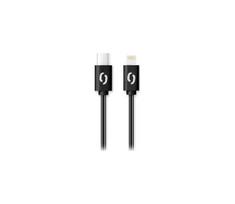 Aligator DATKP50 - USB laidas USB-C / Lightning 30W Power Delivery 1,5 m juodas