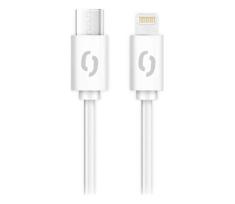 Aligator DATKP57 - USB kabelis USB-C / Lightning, 30 W Power Delivery (PD), 0,5 m, balta