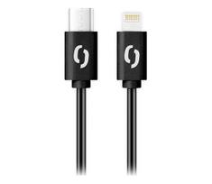 Aligator DATKP60 - USB laidas USB-C / Lightning 30W Power Delivery 2,5m juodas