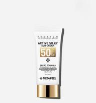 MEDI-PEEL Active Silky apsauginis kremas nuo saulės SPF50+ PA+++ 50ml – Lengvas korėjietiškas kremas nuo saulės 50ml
