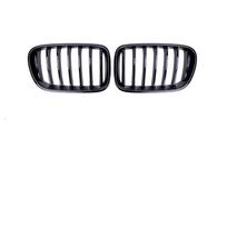 Priekinio buferio kapoto grotelės BMW X3 F25 2011-2013 Viengubos viršutinės lenktyninės grotelės S-Glossy Black