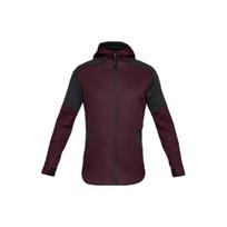Under Armour Vienos spalvos Prekės ženklo logotipas Vilnos Kvėpuojantis Užtrauktuku užsegamas gobtuvas Striukė Vyriškos striukės Raudona 1320705-600 L