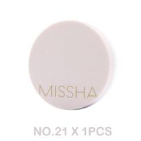 MISSHA Magic Cushion Cover Lasting | SPF50+ PA+++ | 21 / 23 Atspalvis | Korėjietiškas drėkinamasis cushion pagrindas No.21 (Light Beige)