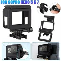 Apsauginis rėmelio dėklas, skirtas Gopro Hero 7 6 5 juodas veiksmo kameros kraštinis dangtelis vaizdo kameros korpusas, montuojamas fotoaparato priedas