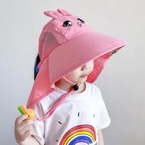 Children's Sunscreen Hat Baby Sun Hat Beach Hat UV Protection Summer Thin Breathable Large Brim Fisherman Hat
