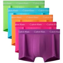 Calvin Klein Rainbow Series Daugiaspalviai žemai juosmens patogūs kvėpuojantys nešerpetojantys apatiniai 5 vnt. vyriški apatiniai NB3916-900 M