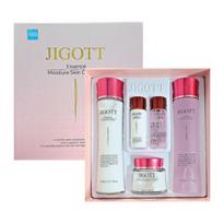 Jigott Essence drėkinamoji odos priežiūros rinkinys – Tonikas, esencija ir drėkiklis 1 set white